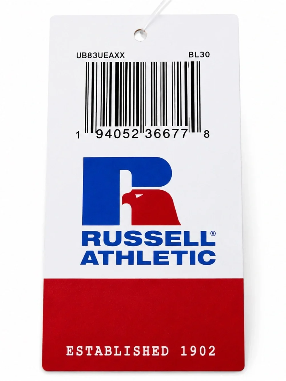 Russell Athletic Black Backpack with White Embroidered Logo